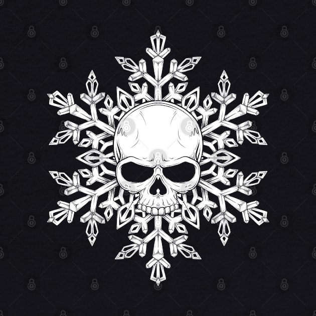 Frozen Skullflake by JCoulterArtist